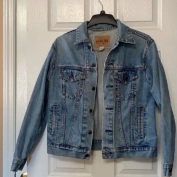 VTG GAP 90’s Oversized Light Blue Denim Jacket - Picture 1 of 4